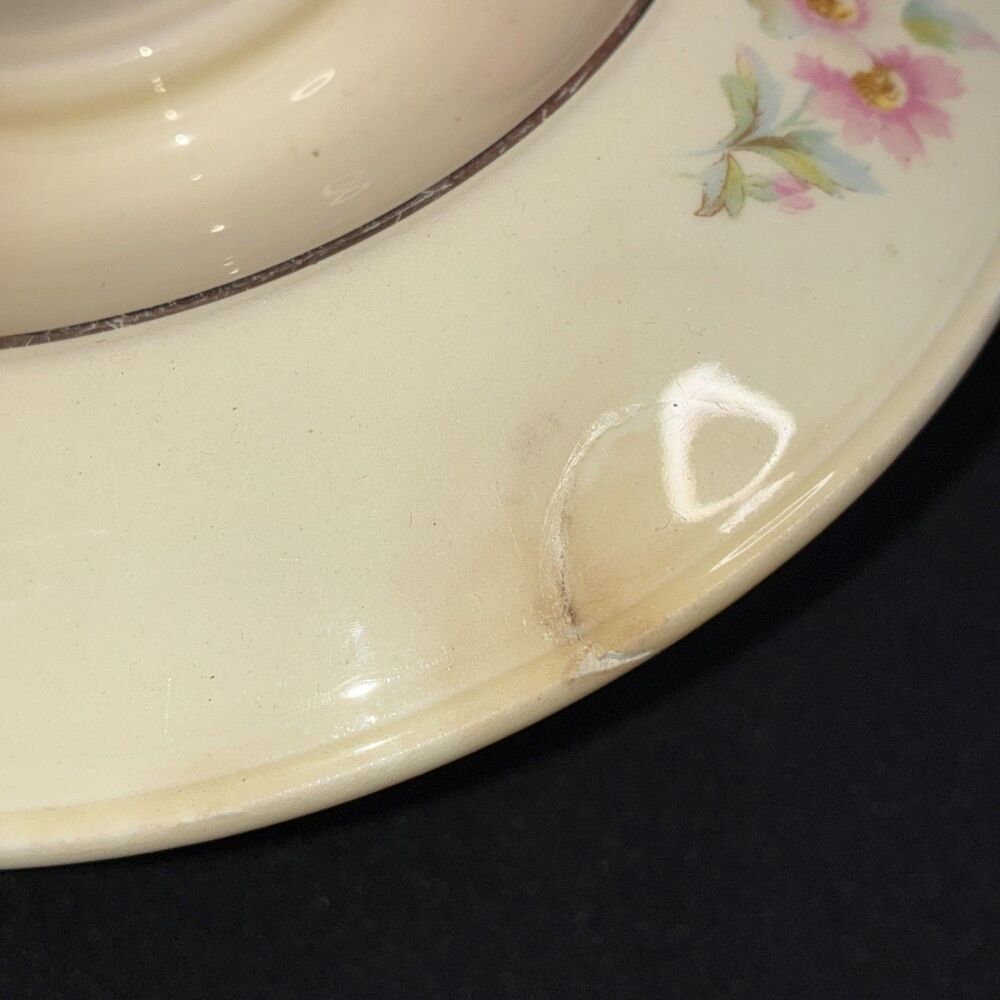 Homer Laughlin Oven Serve Virginia Rose Covered Dish Pie Plate Set Kitchen Kraft - Picture 10 of 16